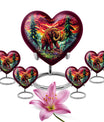 mammoth urn with heart design