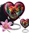 mammoth urn with heart design