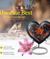10-inch mapple leaf heart cremation urn 