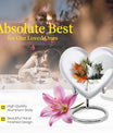 heart-shaped mapple leaf urn for cremation
