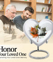 heart-shaped mapple leaf urn for cremation