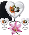 heart-shaped mapple leaf urn for cremation