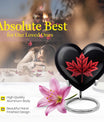 heart-shaped mapple leaf urn