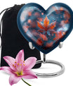 heart shaped mapple leaf urn