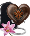mapple leaf heart urn for men ashes