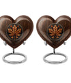 mapple leaf heart urn for men ashes