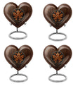 mapple leaf heart urn for men ashes