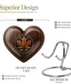 mapple leaf heart urn for men ashes
