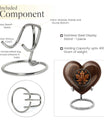 mapple leaf heart urn for men ashes