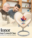 heart-shaped mapple leaf urn