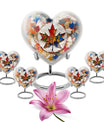 heart-shaped mapple leaf urn
