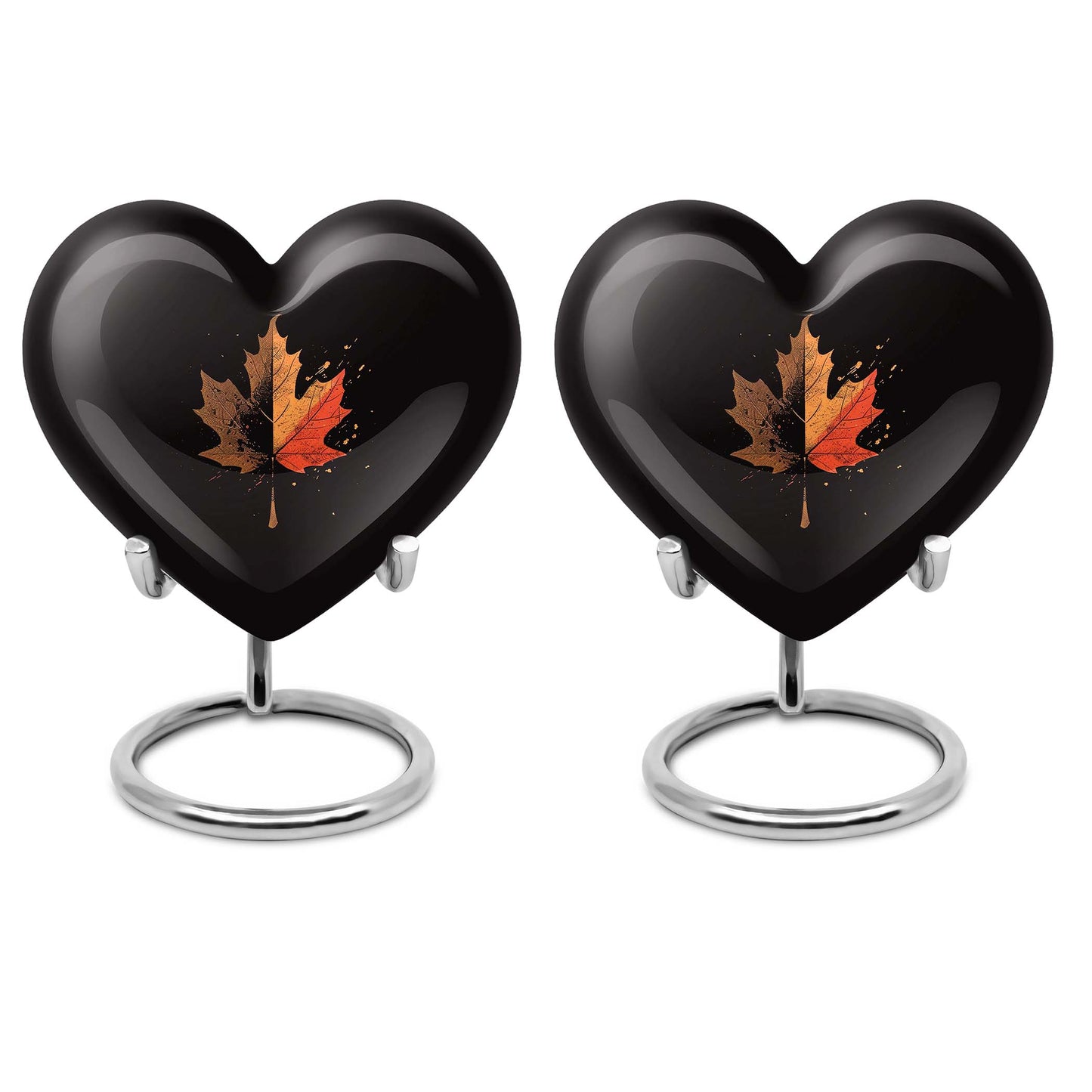 Mapple Leaf Theme 3 Inch Keepsake Pack of 2