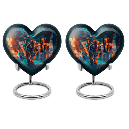  Tiger Heart Urn for cremation ashes,
