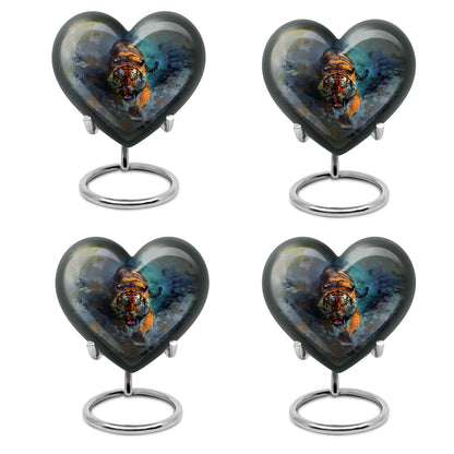 Tiger Theme 3 Inch Keepsake Pack of 4