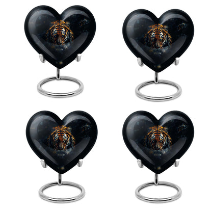 Tiger Theme 3 Inch Keepsake Pack of 4