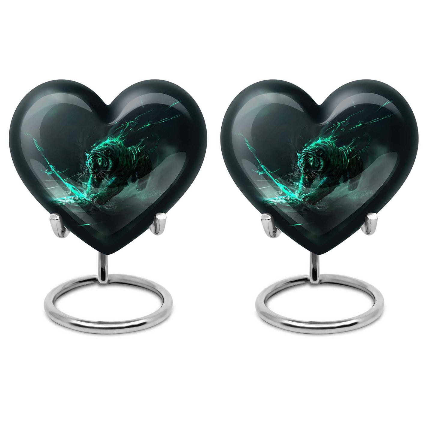 heart-shaped Tiger Urn