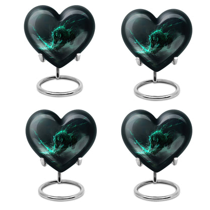 heart-shaped Tiger Urn