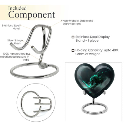 heart-shaped Tiger Urn