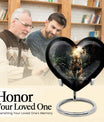 tiger urn heart design urn