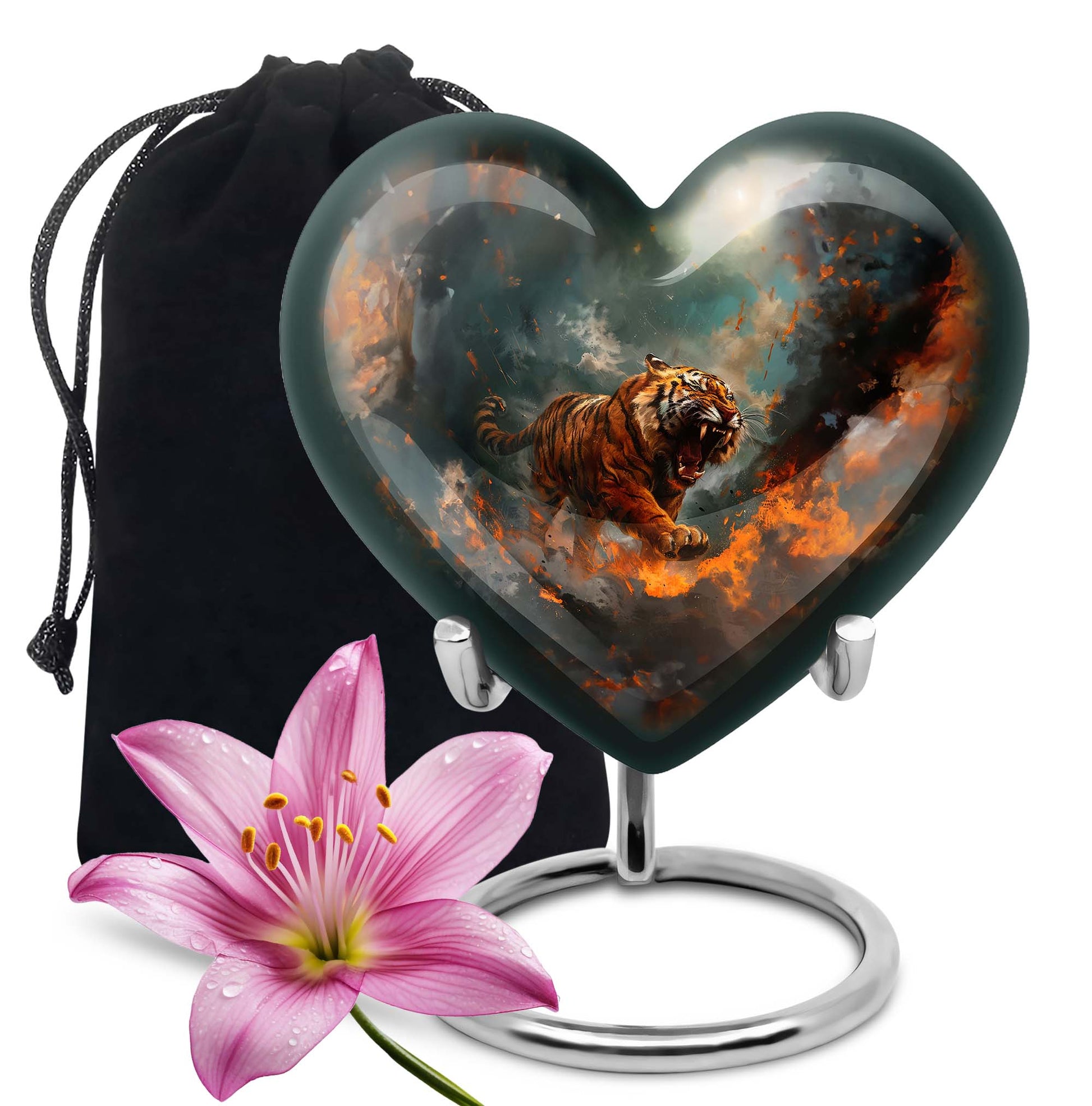 heart-shaped flower Urn