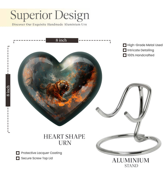 heart-shaped flower Urn