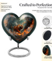 heart-shaped flower Urn