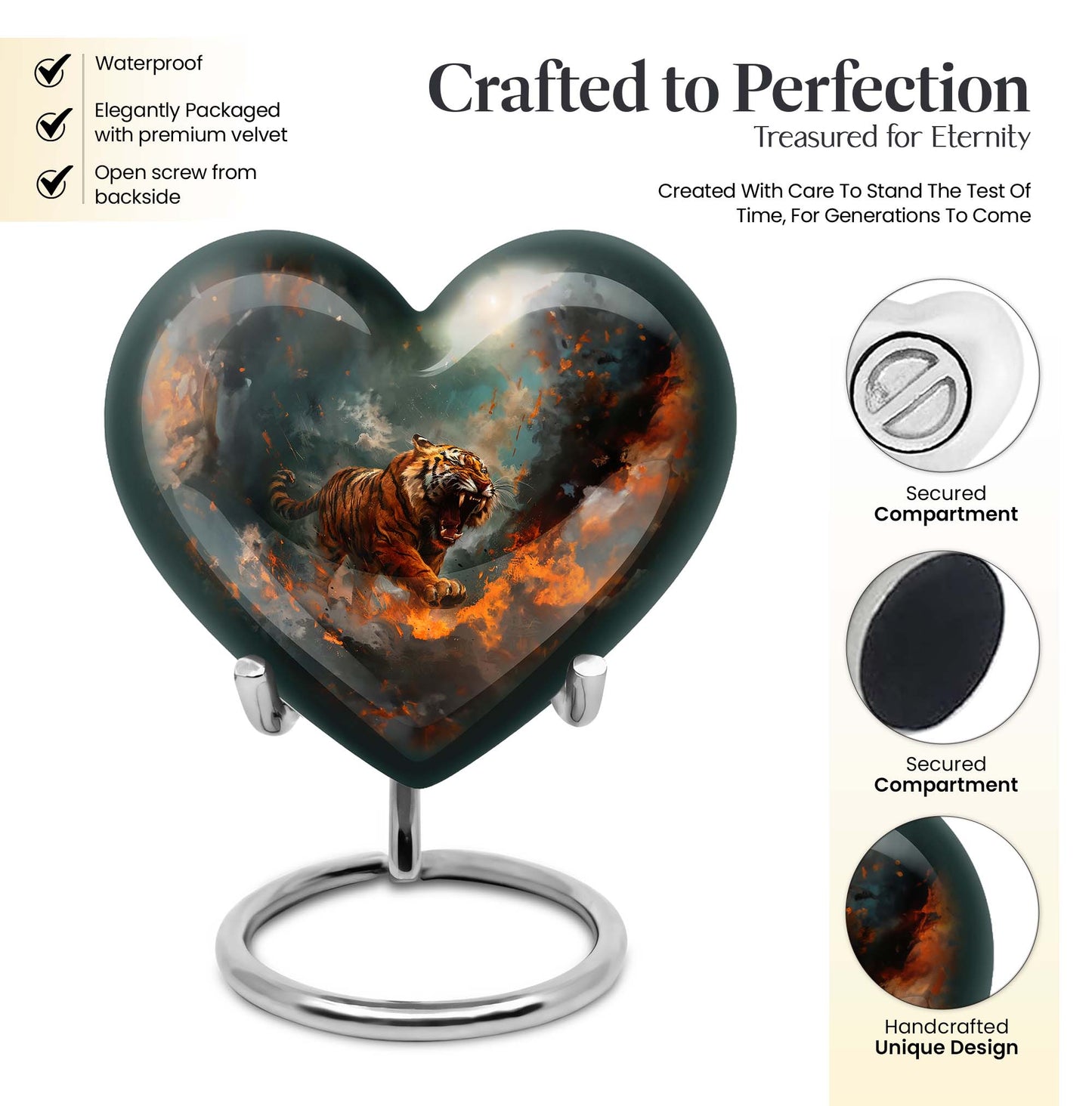 heart-shaped flower Urn
