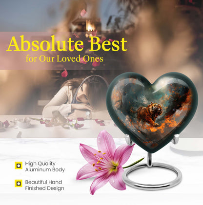 heart-shaped flower Urn