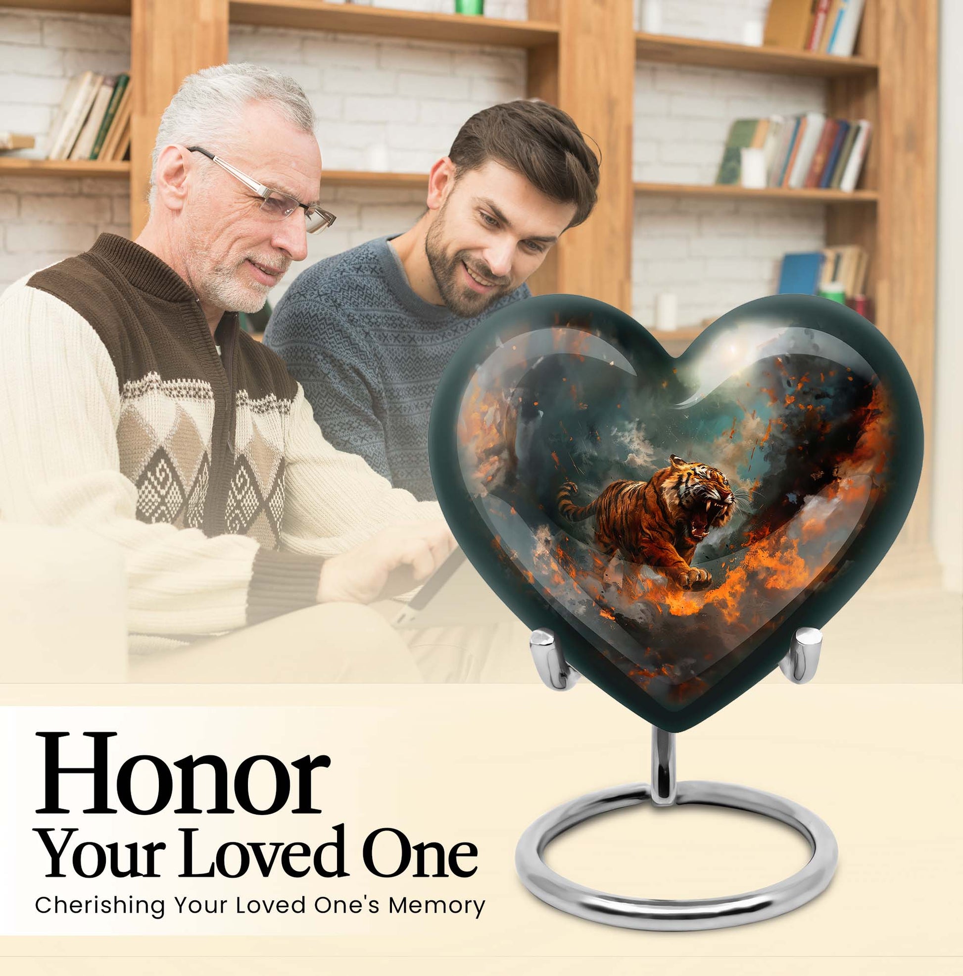 heart-shaped flower Urn
