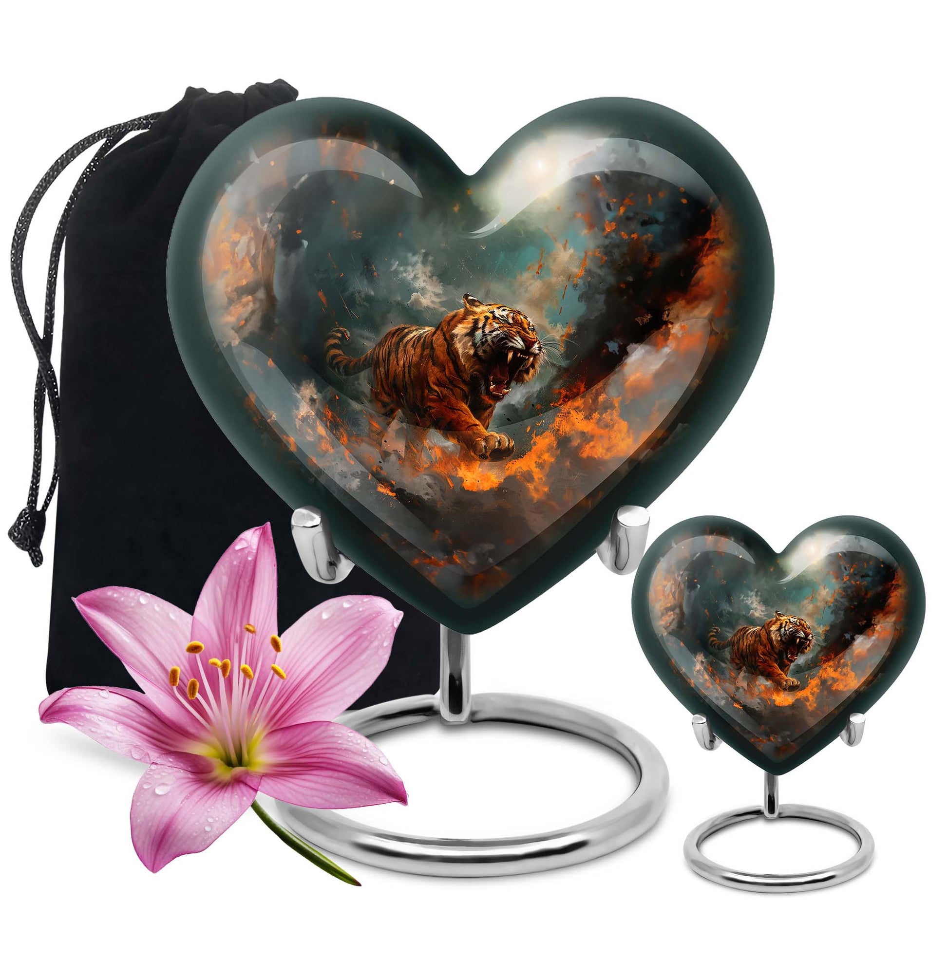 heart-shaped flower Urn