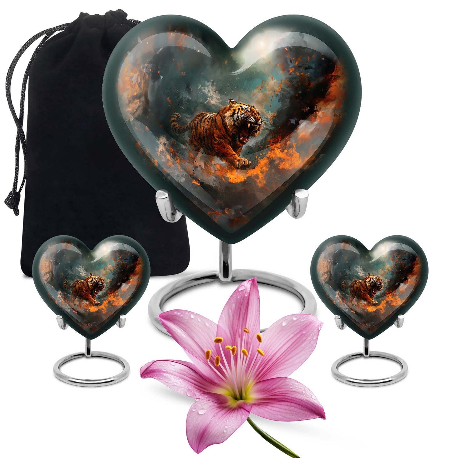 heart-shaped flower Urn