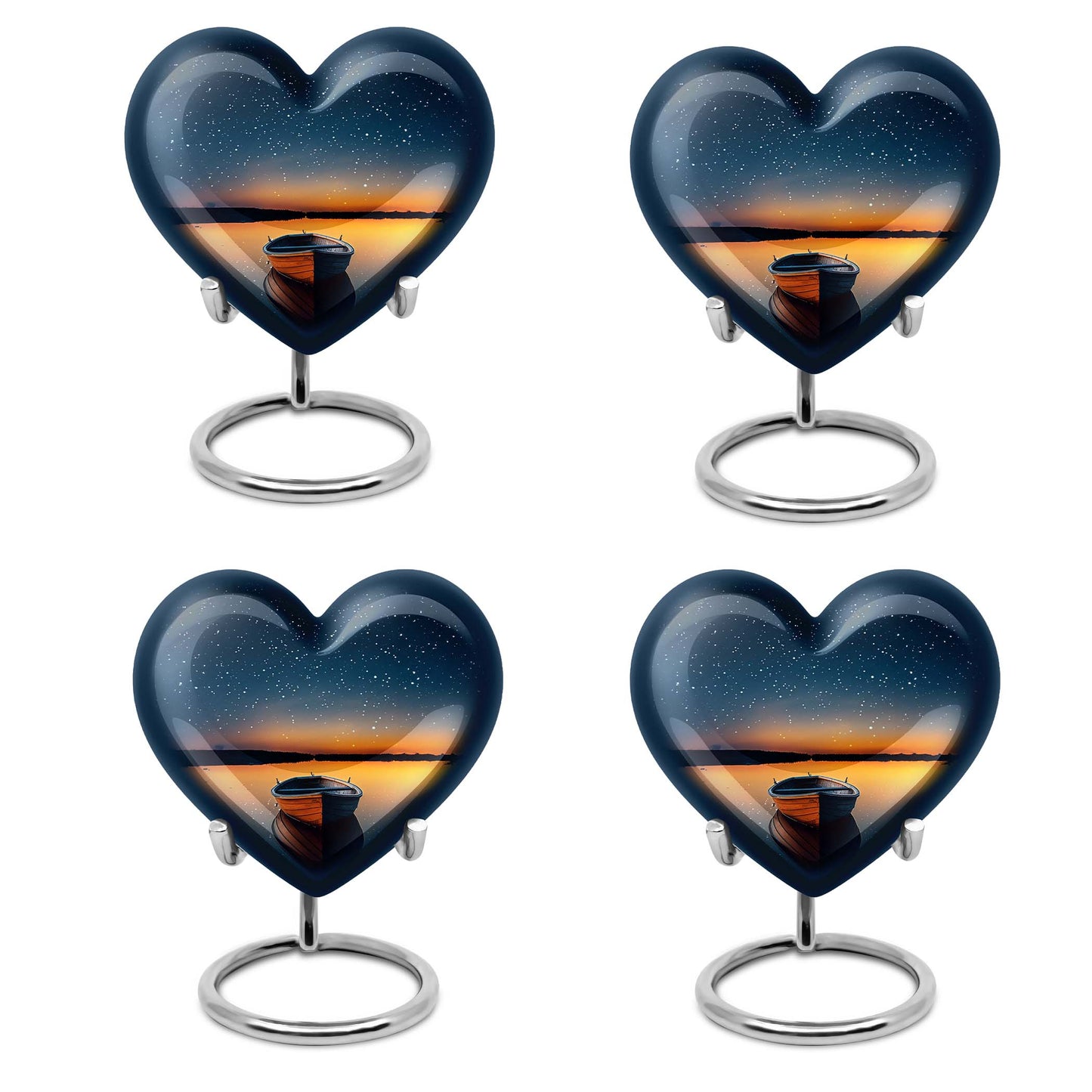 Boat Theme 3 Inch Keepsake Pack of 4