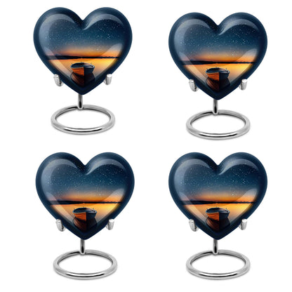 Boat Theme 3 Inch Keepsake Pack of 4