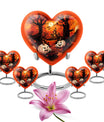 Halloween Theme Large Urn With 4 Keepsake Urn