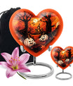 Halloween Theme Large Urn With 1 Keepsake Urn