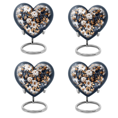 Flowers Theme 3 Inch Keepsake Pack of 4