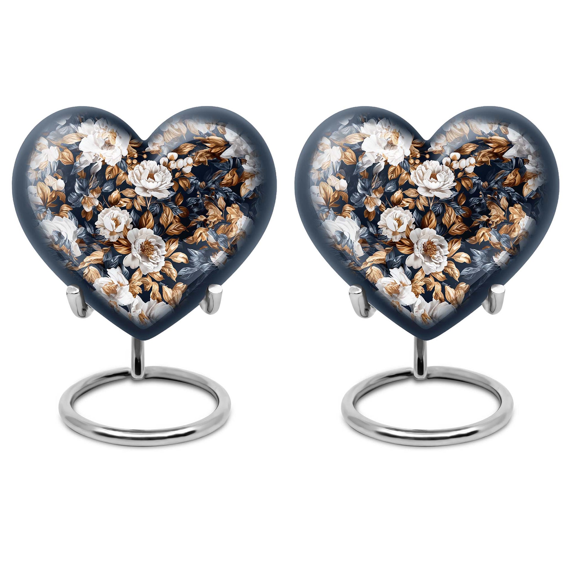 flowers Urn, Heart-shaped memorial urns