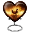 Heart-shaped Chicken Urn