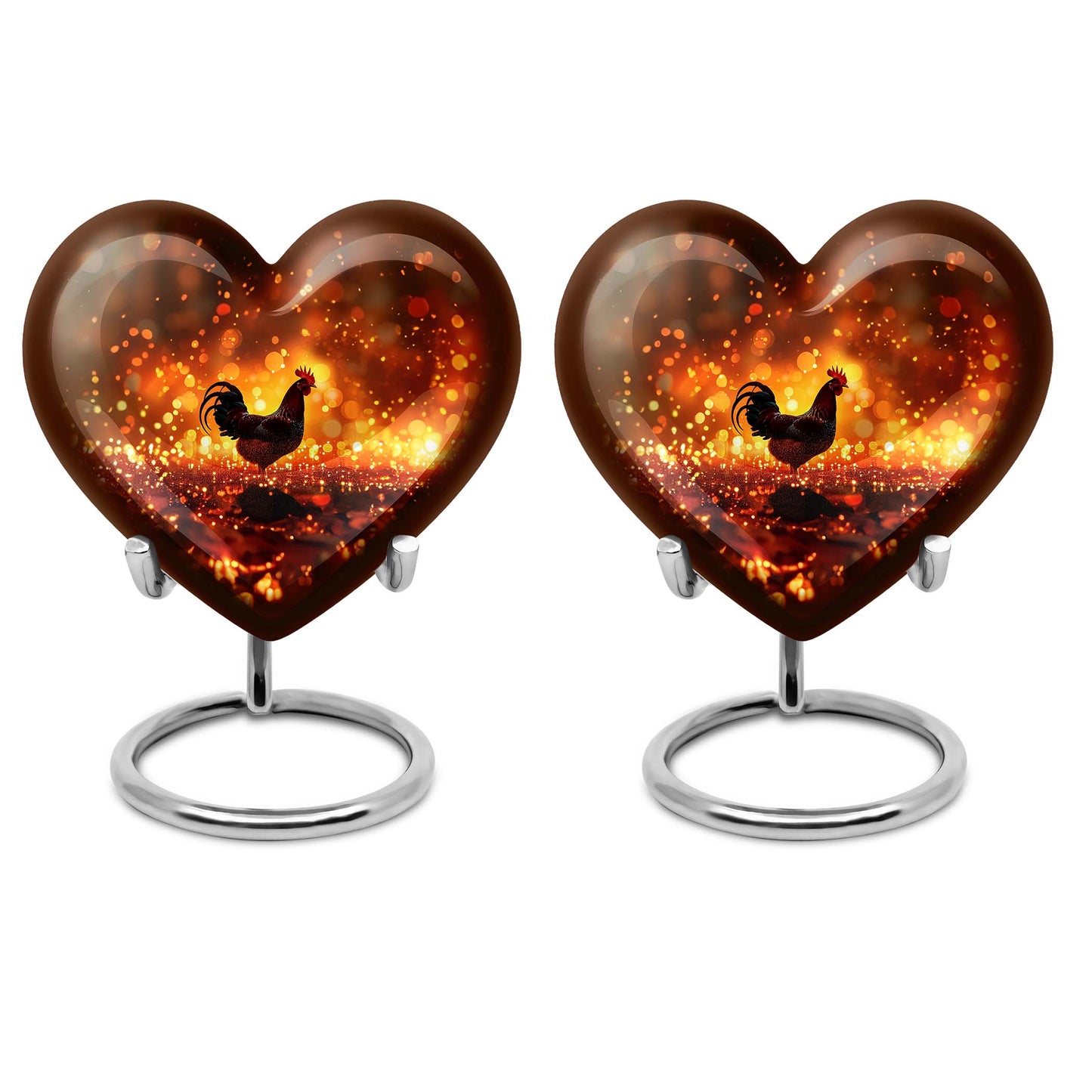 Chicken Theme 3 Inch Keepsake Pack of 2