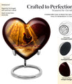 Heart cremation Urn
