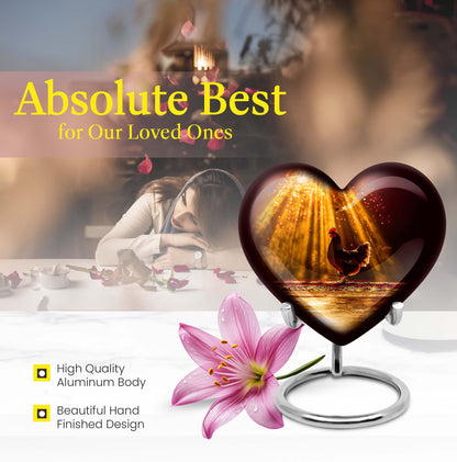 Heart cremation Urn