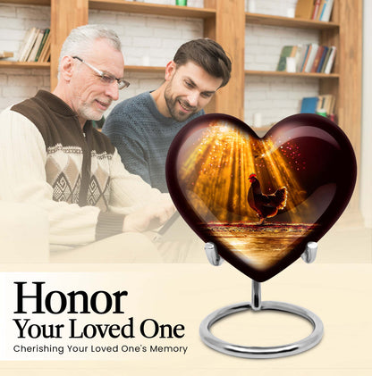 Heart cremation Urn