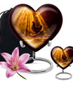 Heart cremation Urn
