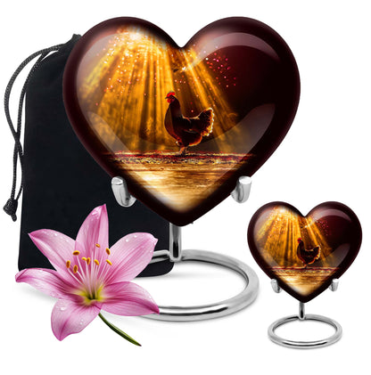 Heart cremation Urn