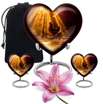 Heart cremation Urn