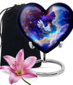 heart-shaped chicken urn