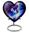 heart-shaped chicken urn