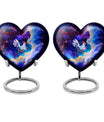 heart-shaped chicken urn