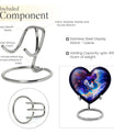 heart-shaped chicken urn