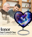 heart-shaped chicken urn